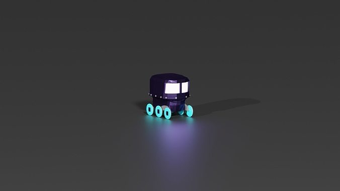 the rover robot Free low-poly 3D model