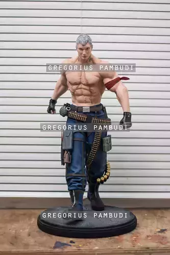 Tekken Bryan Fury Fan Art Statue 3d Printable