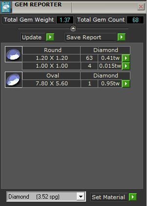 Round blue stone diamond ring with band 3233 3D print model 3D print model_8