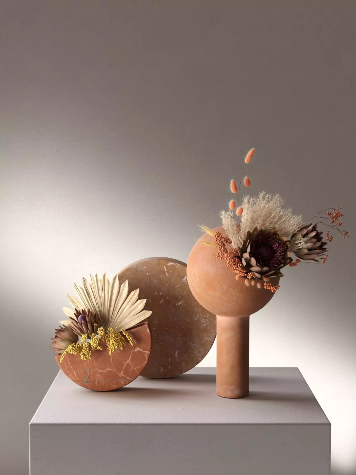 Vase Set 94 3D model_0