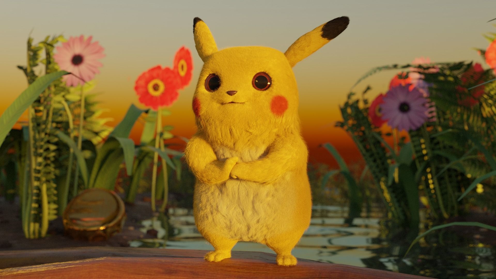 pikachu kungfu 3D model_3
