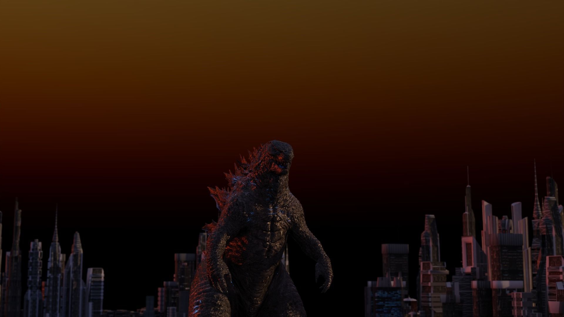 Godzilla - The Ultimate Roar 3D model_2