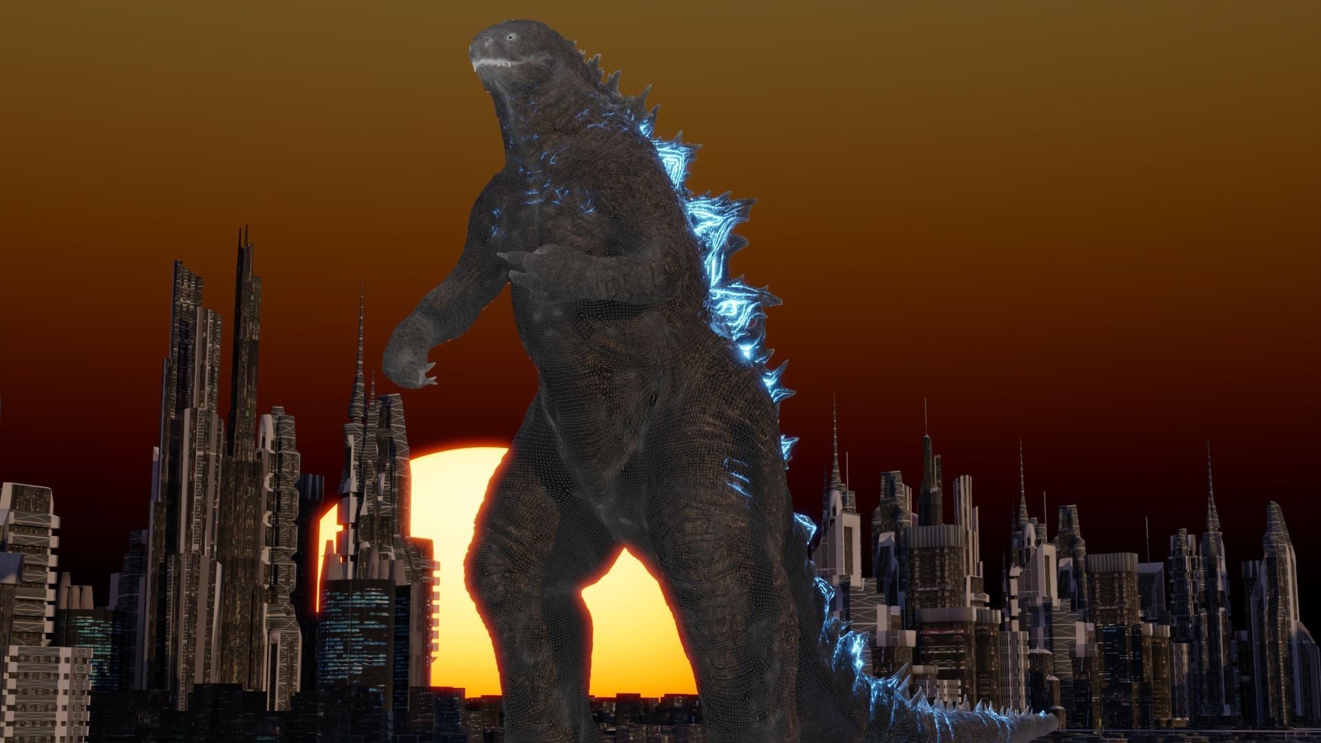 Godzilla - The Ultimate Roar 3D model_4