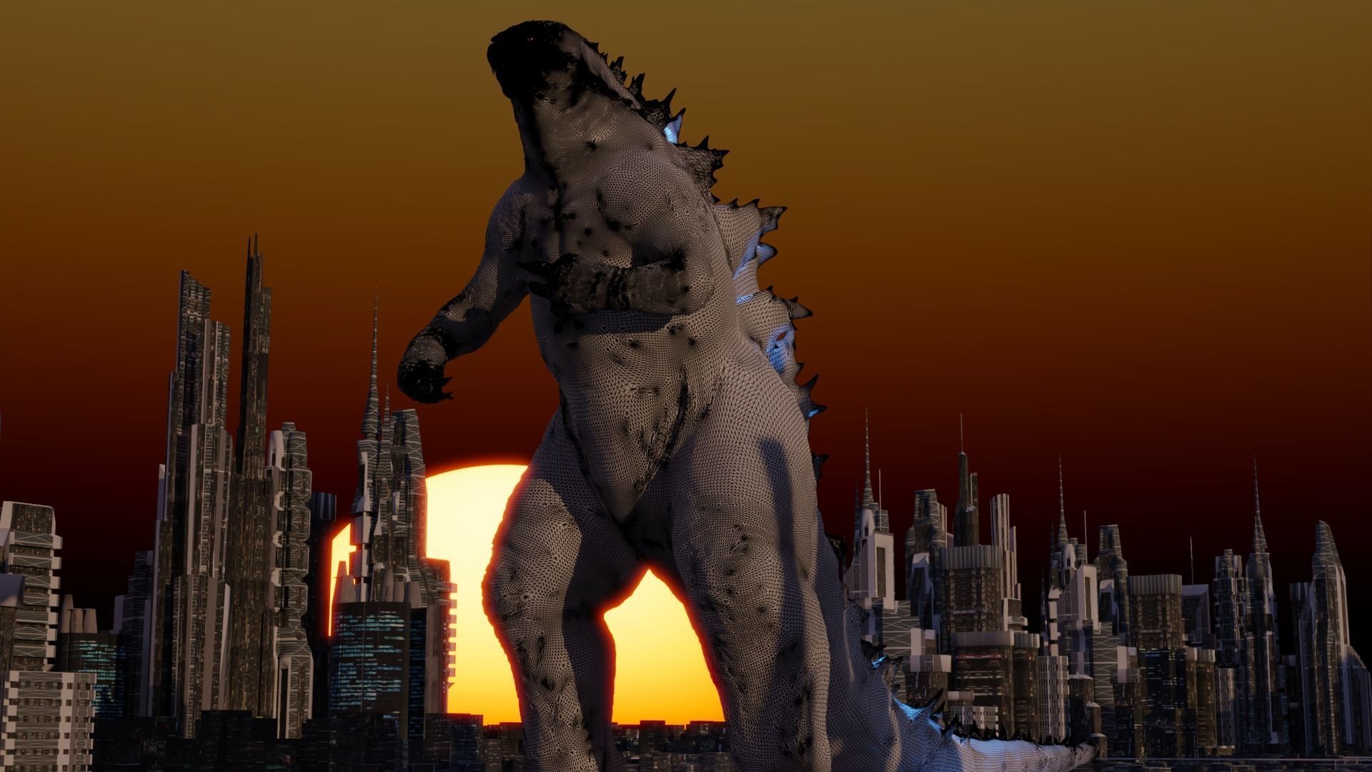 Godzilla - The Ultimate Roar 3D model_5