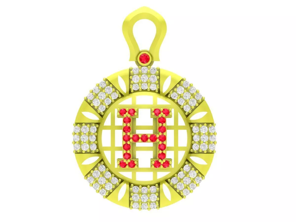 Luxury Feng Shui Chinese Symbol Pendant Jewelry 3D Model 4212 3D print model