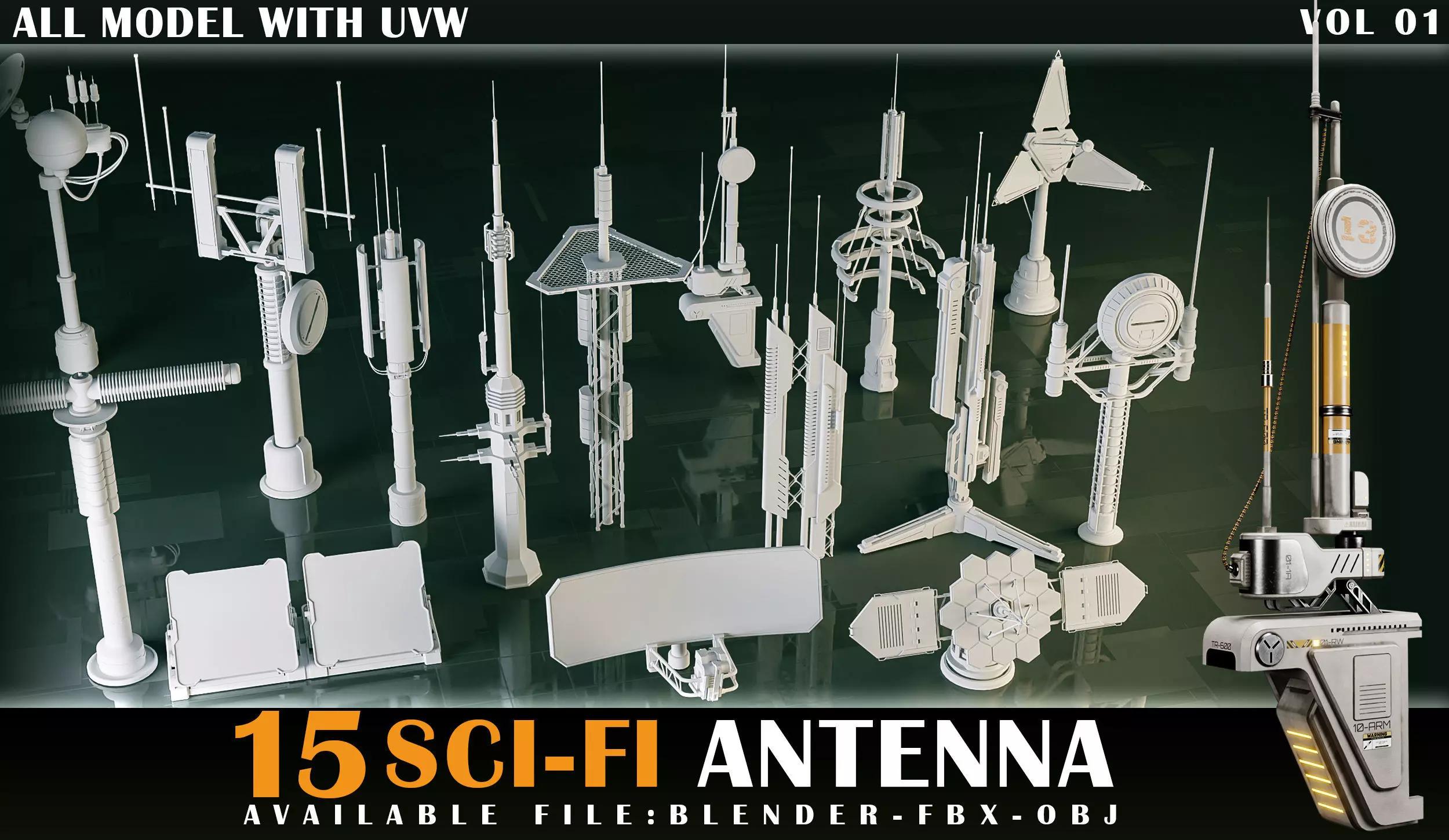 15 SCI-FI ANTENNA VOL 01 3D model_0