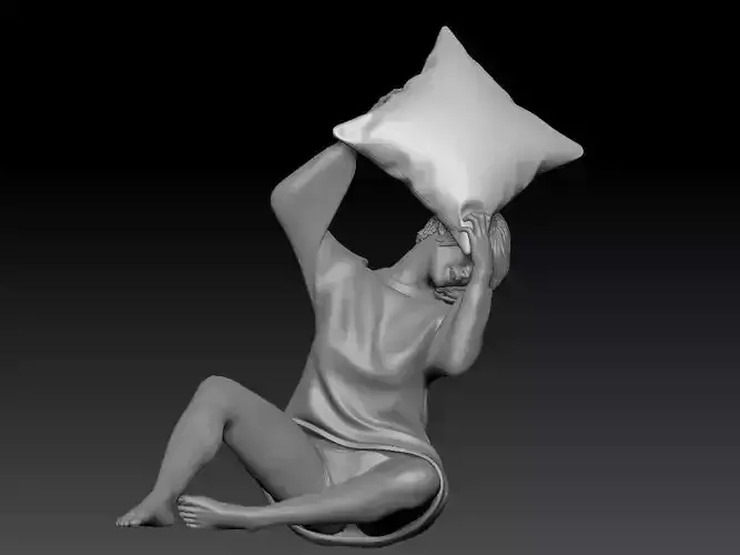 FIGHT PILLOW GIRL 4
