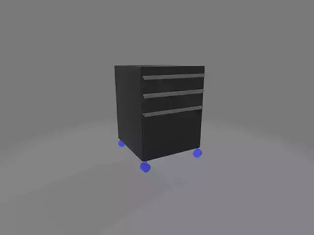 Rollschrank cabinet with wheels