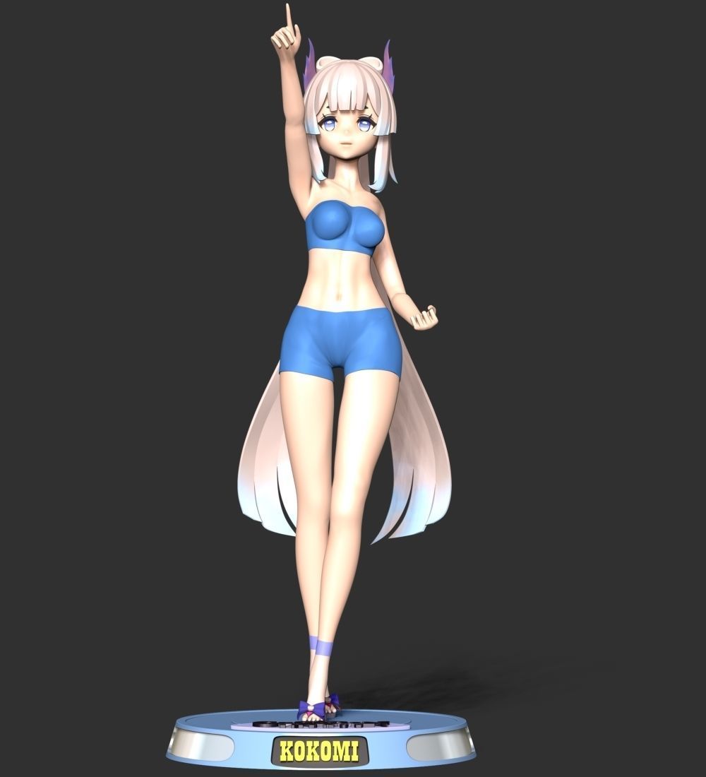 Kokomi - Genshin Impact 3D print model_8