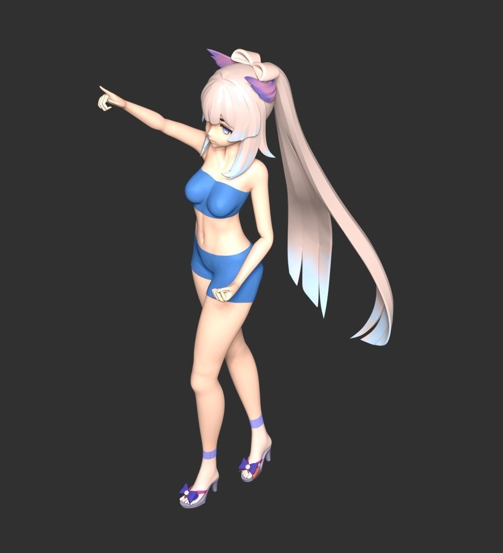 Kokomi - Genshin Impact 3D print model_9