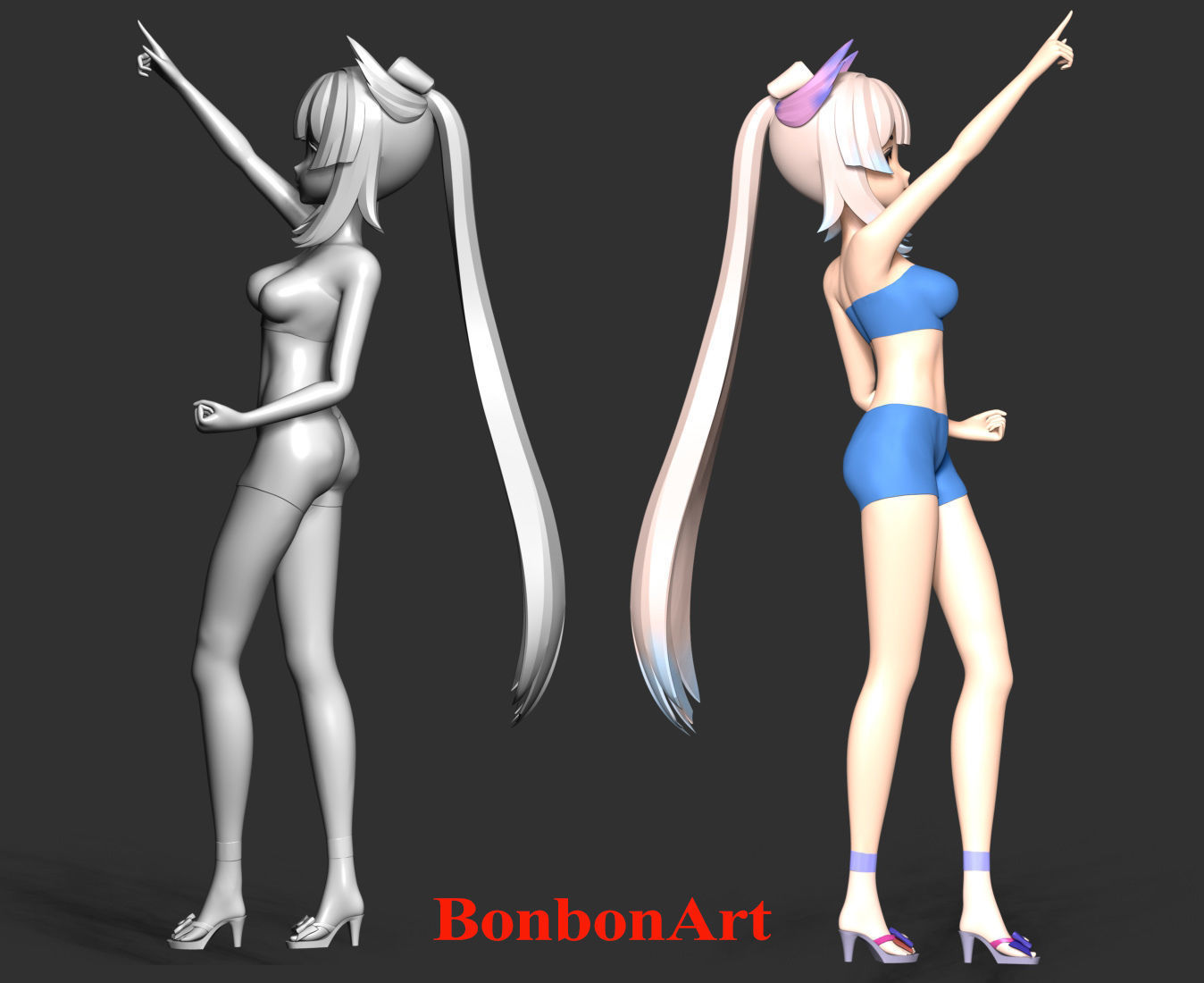 Kokomi - Genshin Impact 3D print model_7