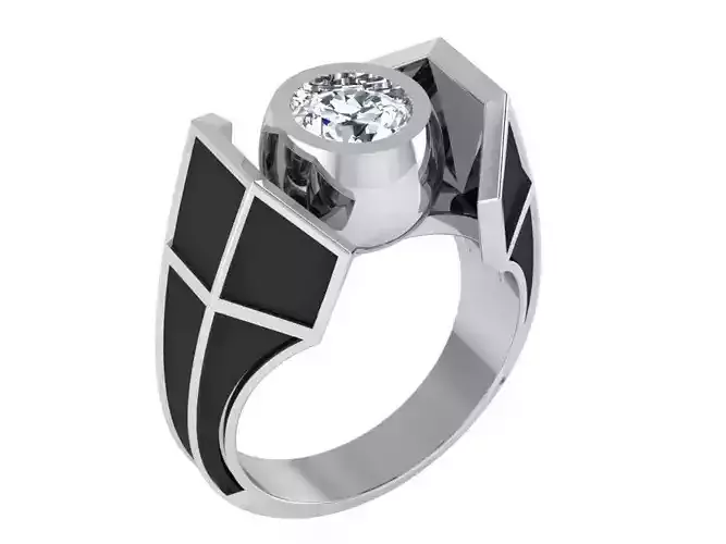 Engraved Band Ring  3236 3D print model 