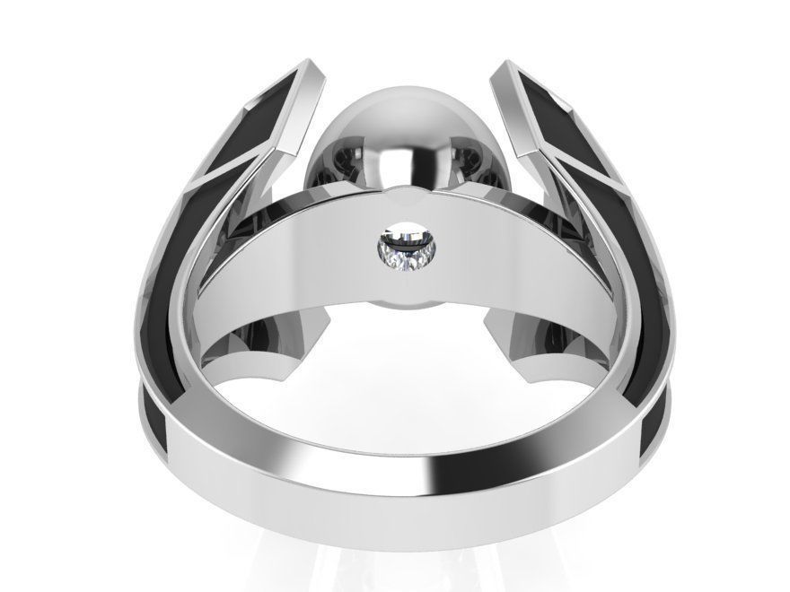 Engraved Band Ring  3236 3D print model  3D print model_3