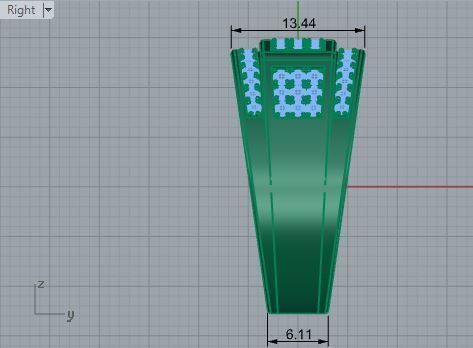 3-Row French Pave Ring 3237 3D print model 3D print model_6