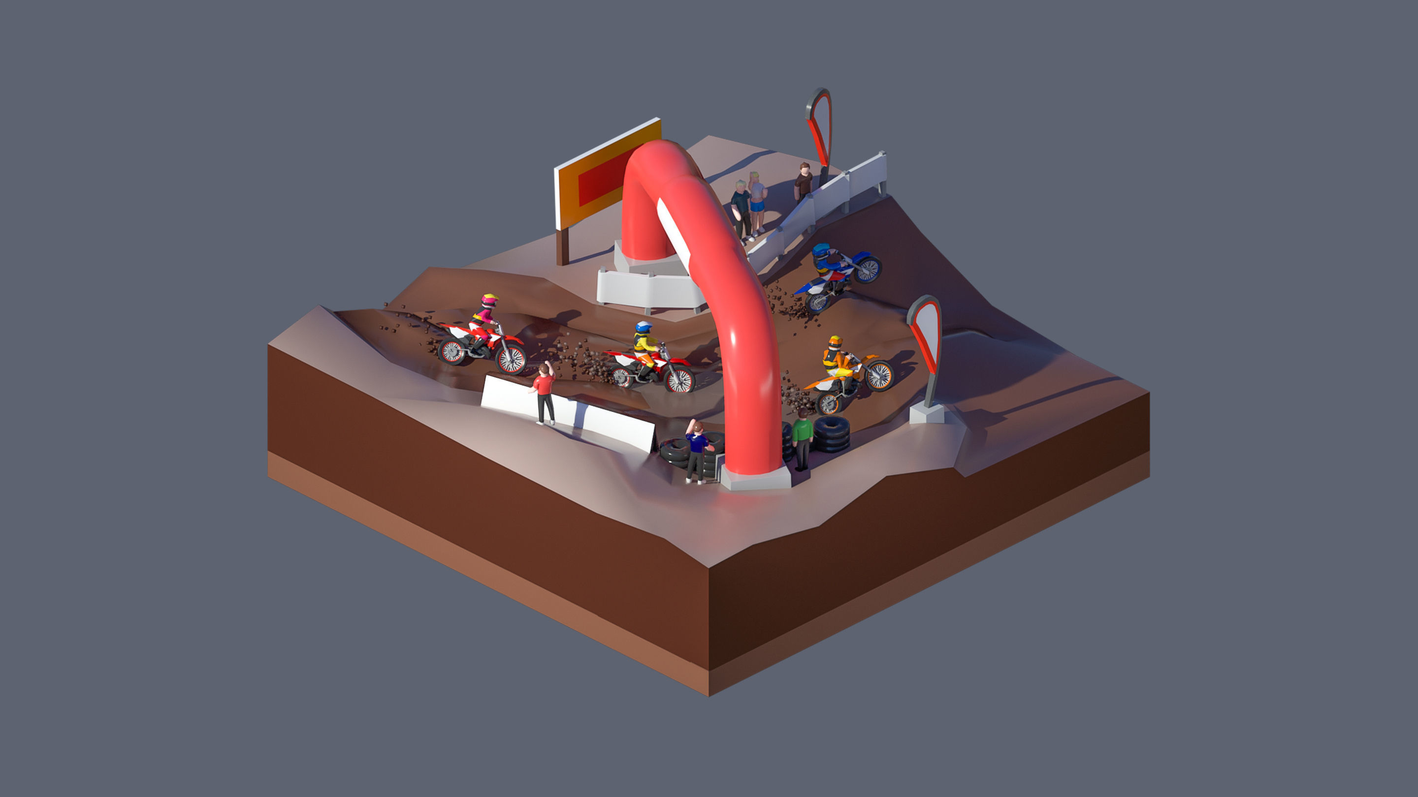 Worlds Casual Low-poly 3D model_34