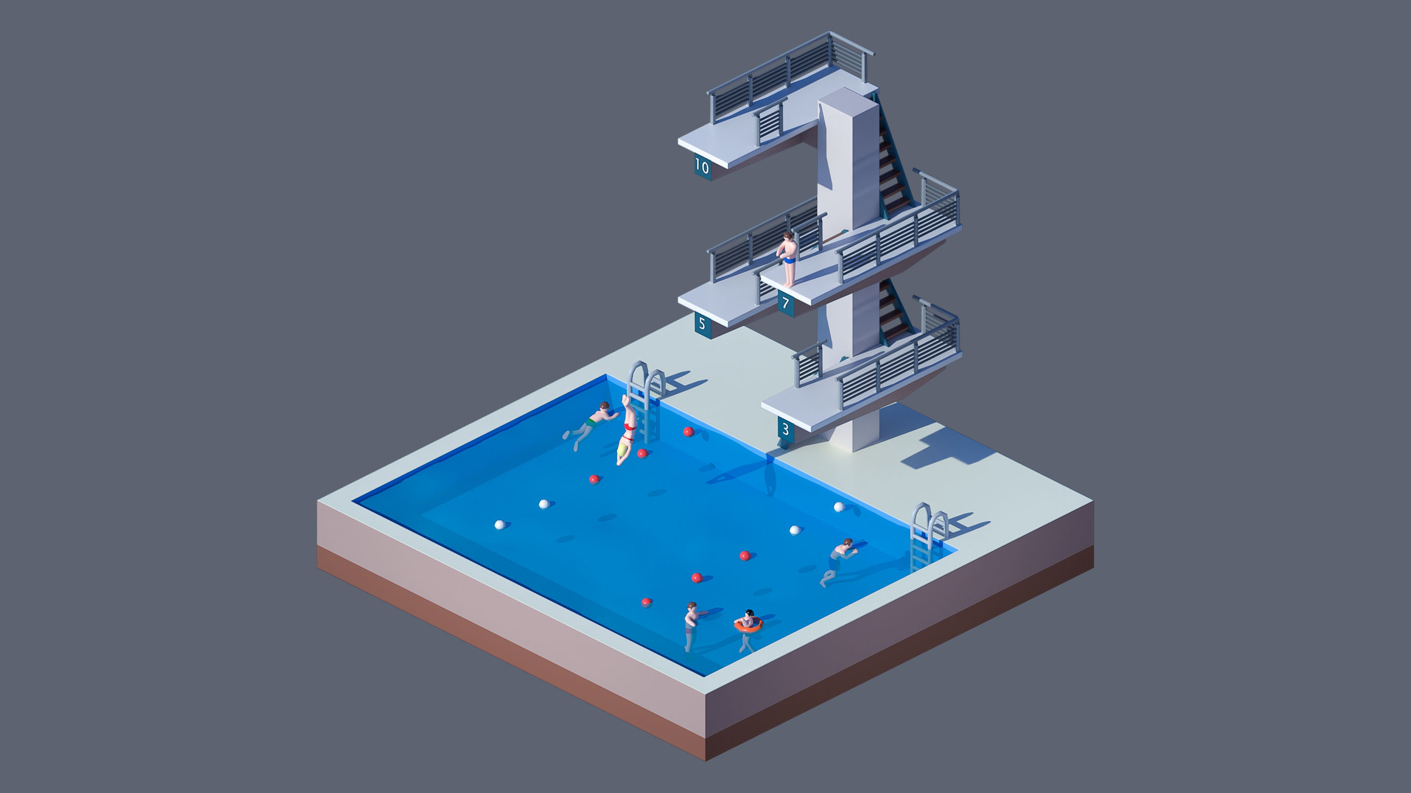 Worlds Casual Low-poly 3D model_73