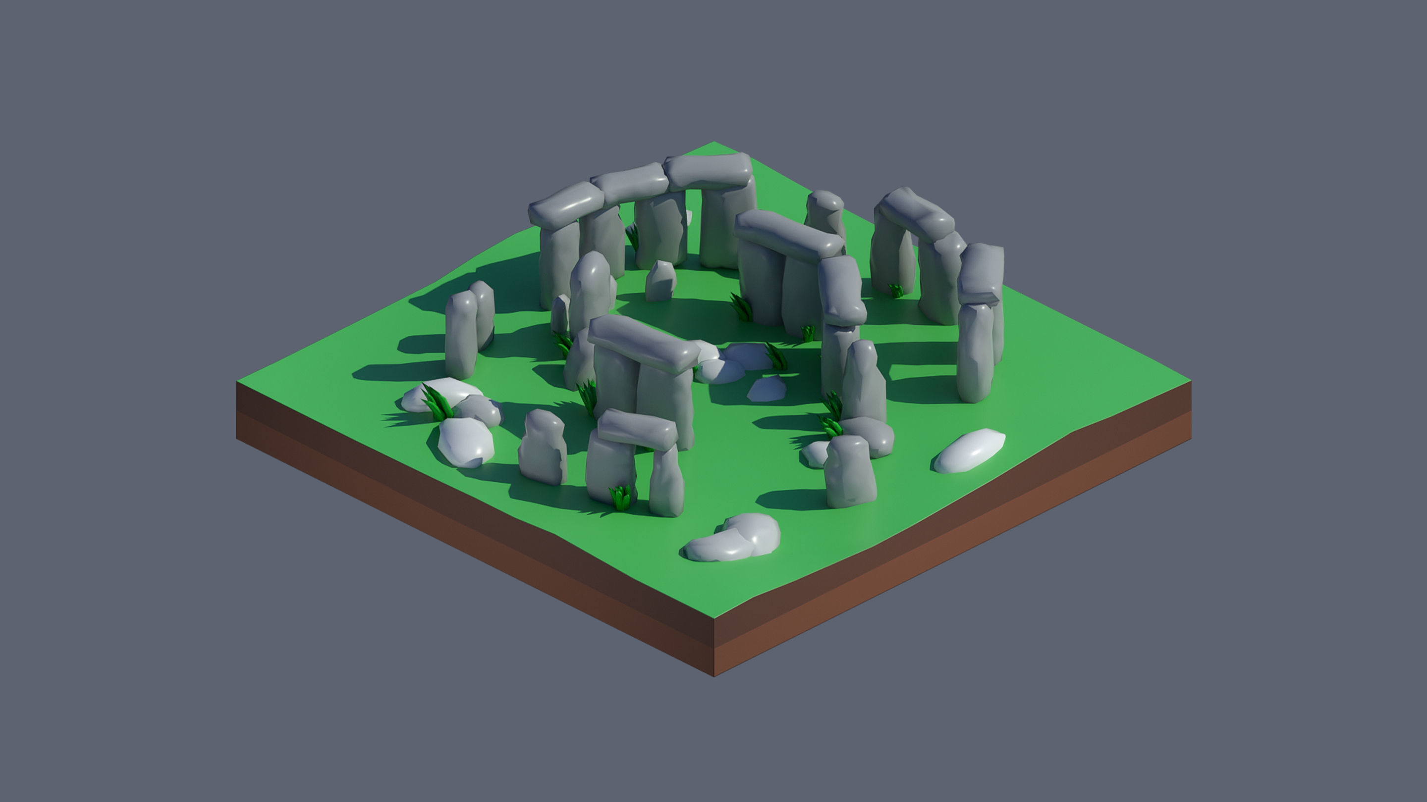 Worlds Casual Low-poly 3D model_88