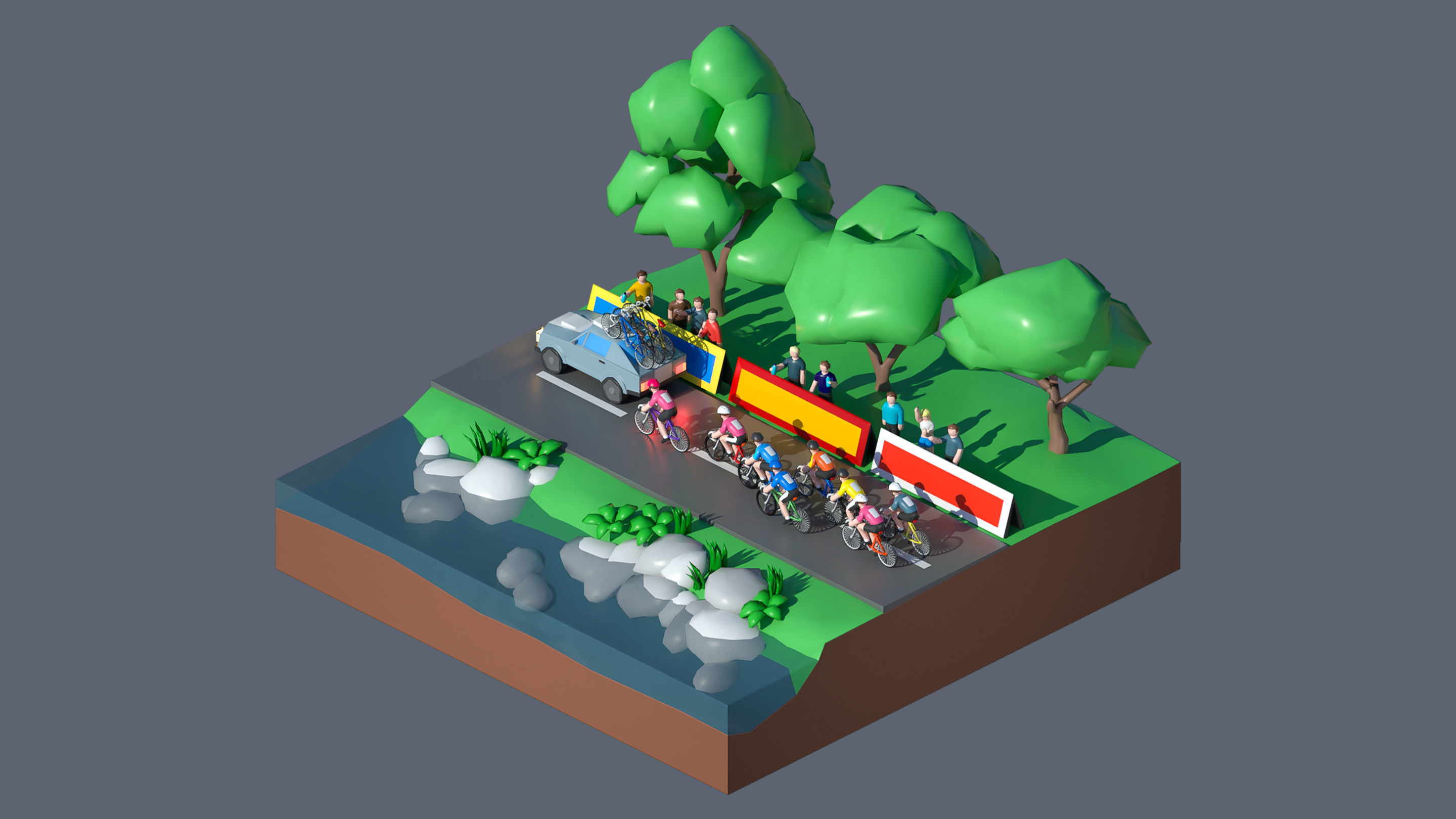 Worlds Casual Low-poly 3D model_65
