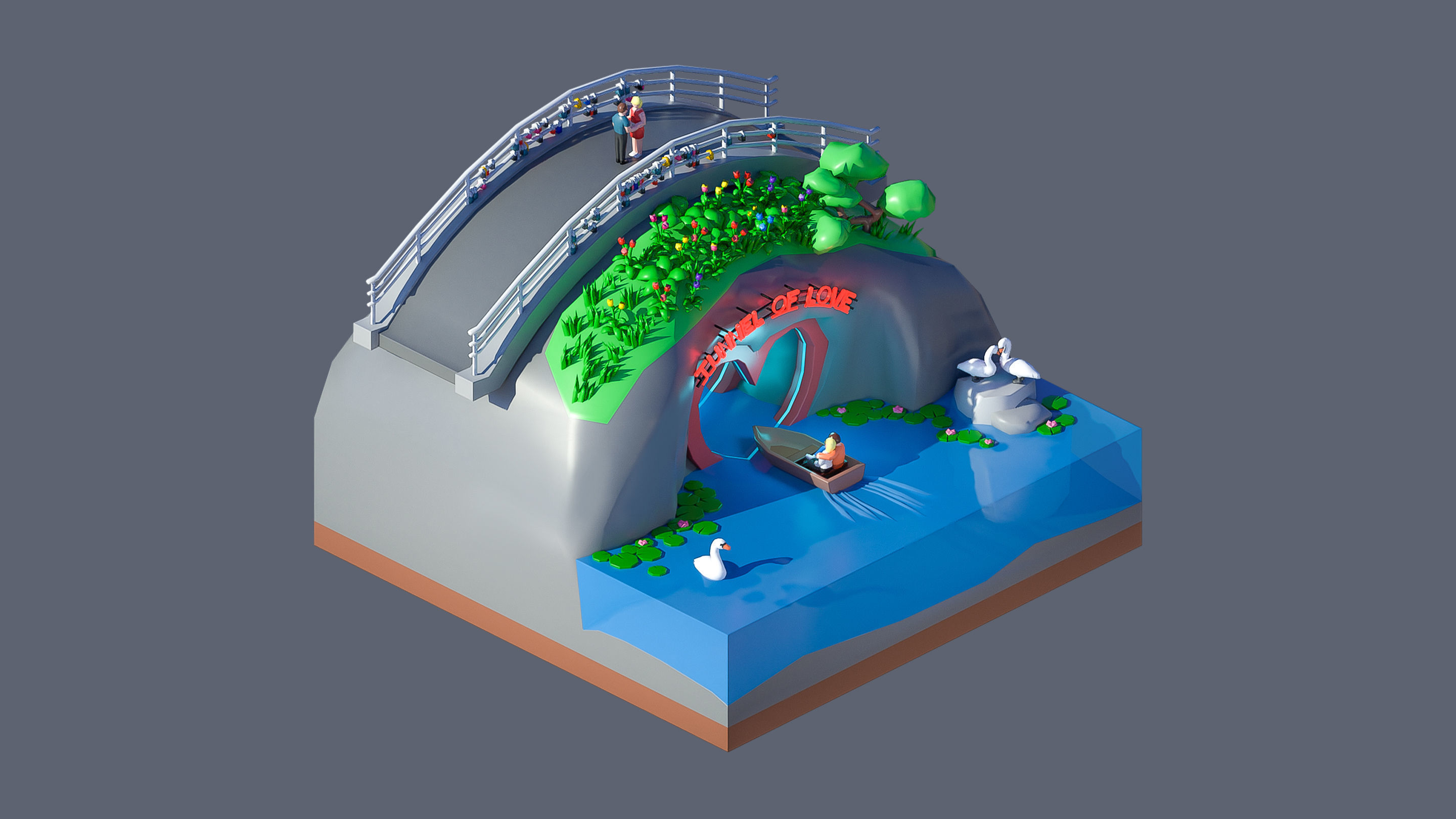 Worlds Casual Low-poly 3D model_54