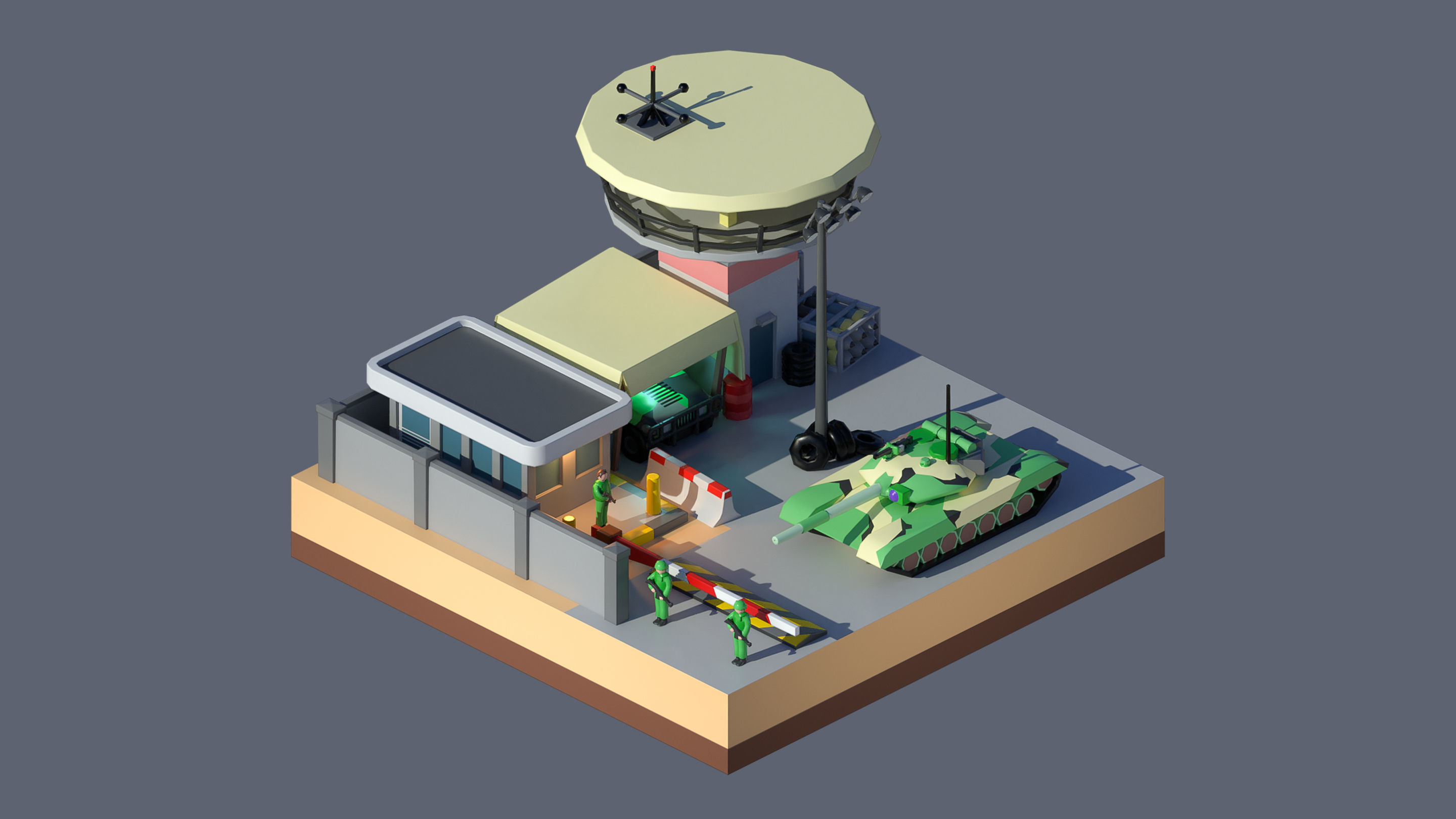 Worlds Casual Low-poly 3D model_59