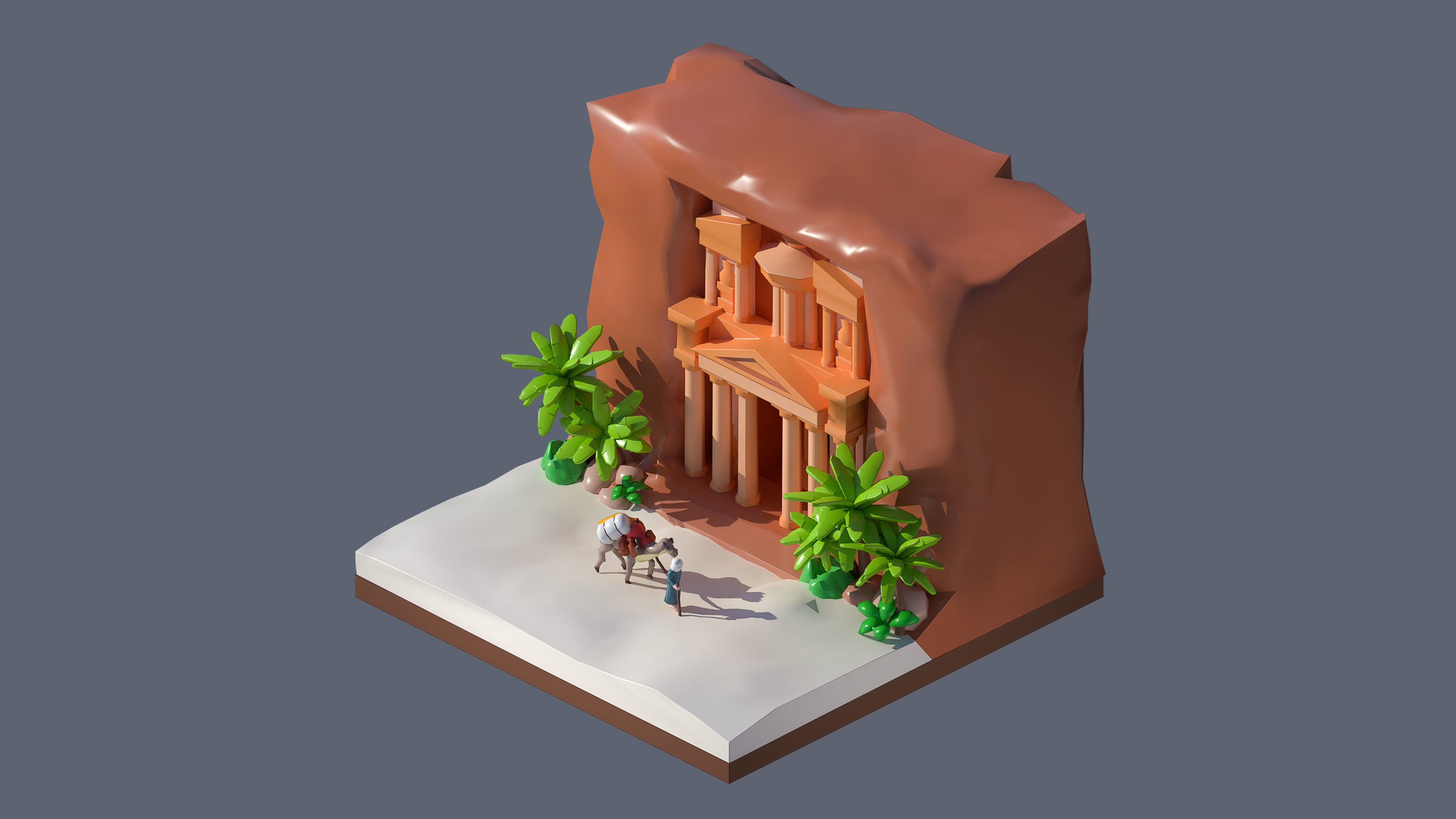 Worlds Casual Low-poly 3D model_82