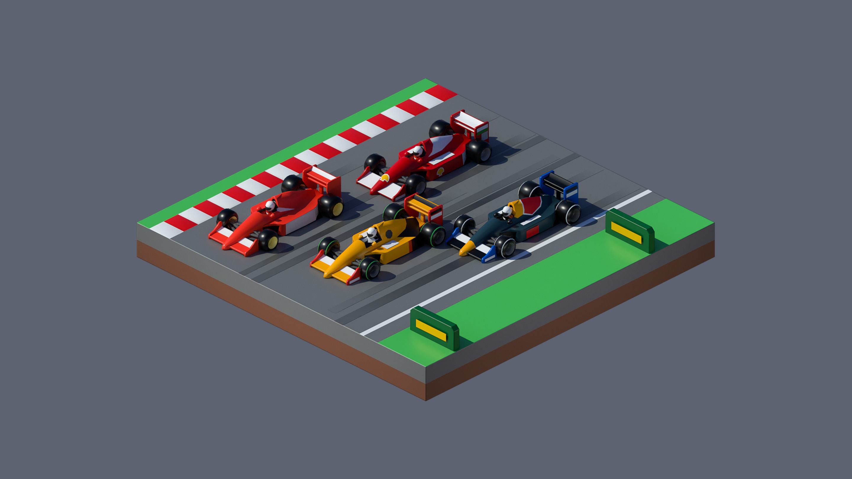 Worlds Casual Low-poly 3D model_101