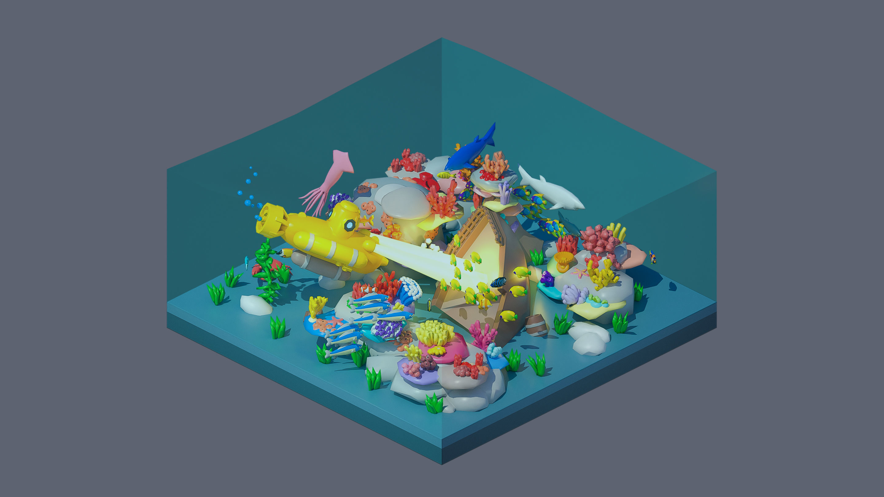 Worlds Casual Low-poly 3D model_86