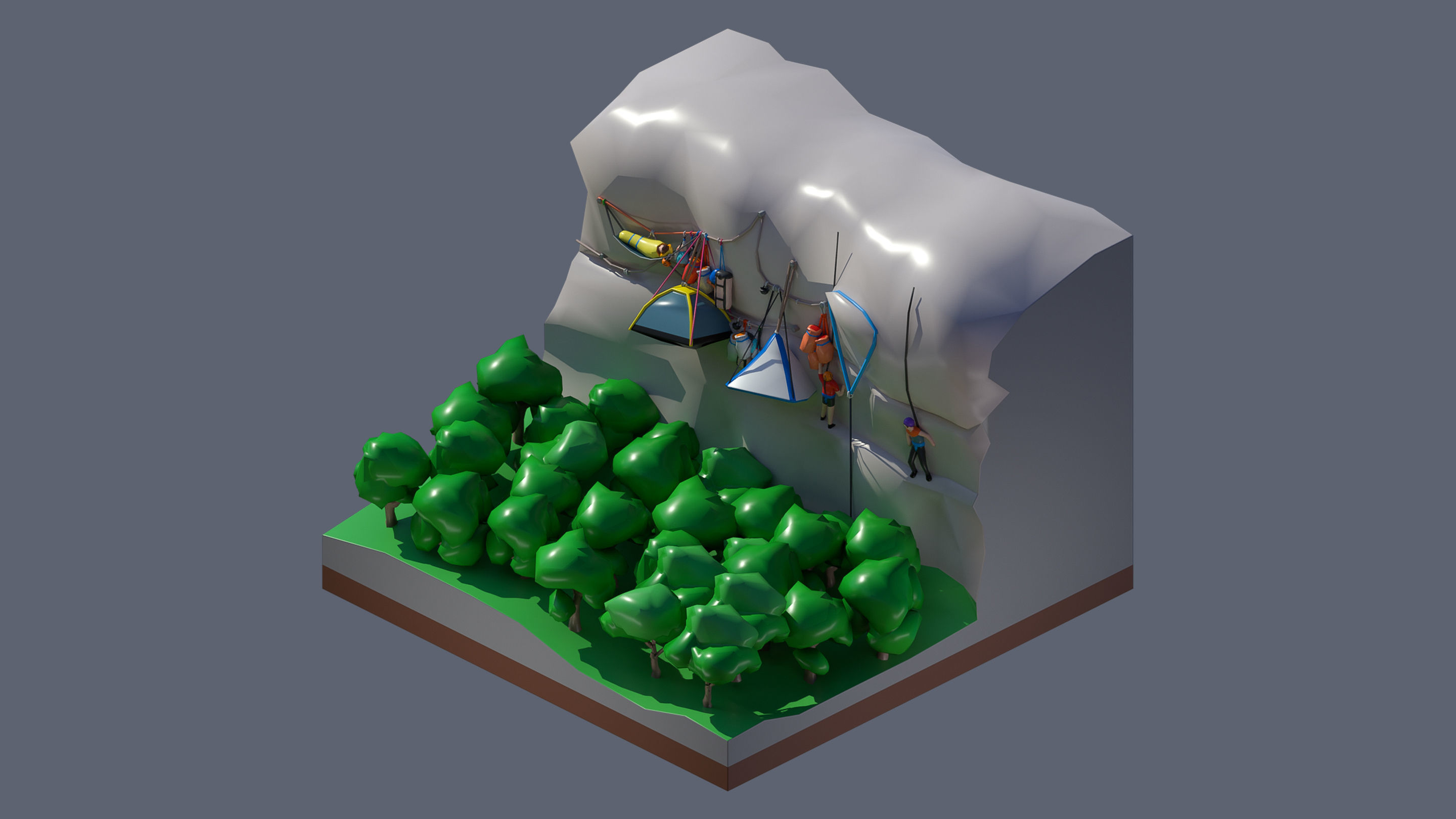 Worlds Casual Low-poly 3D model_98