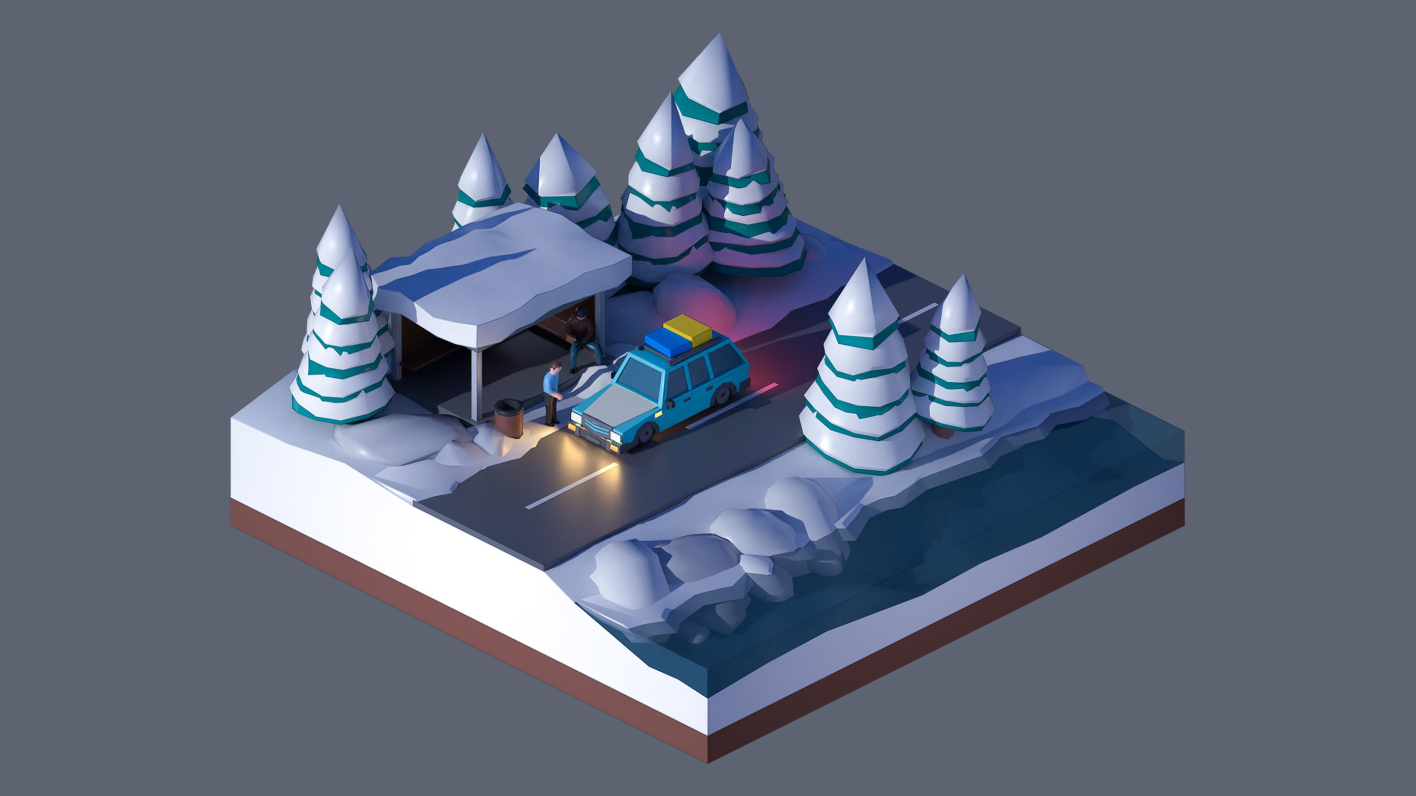 Worlds Casual Low-poly 3D model_66