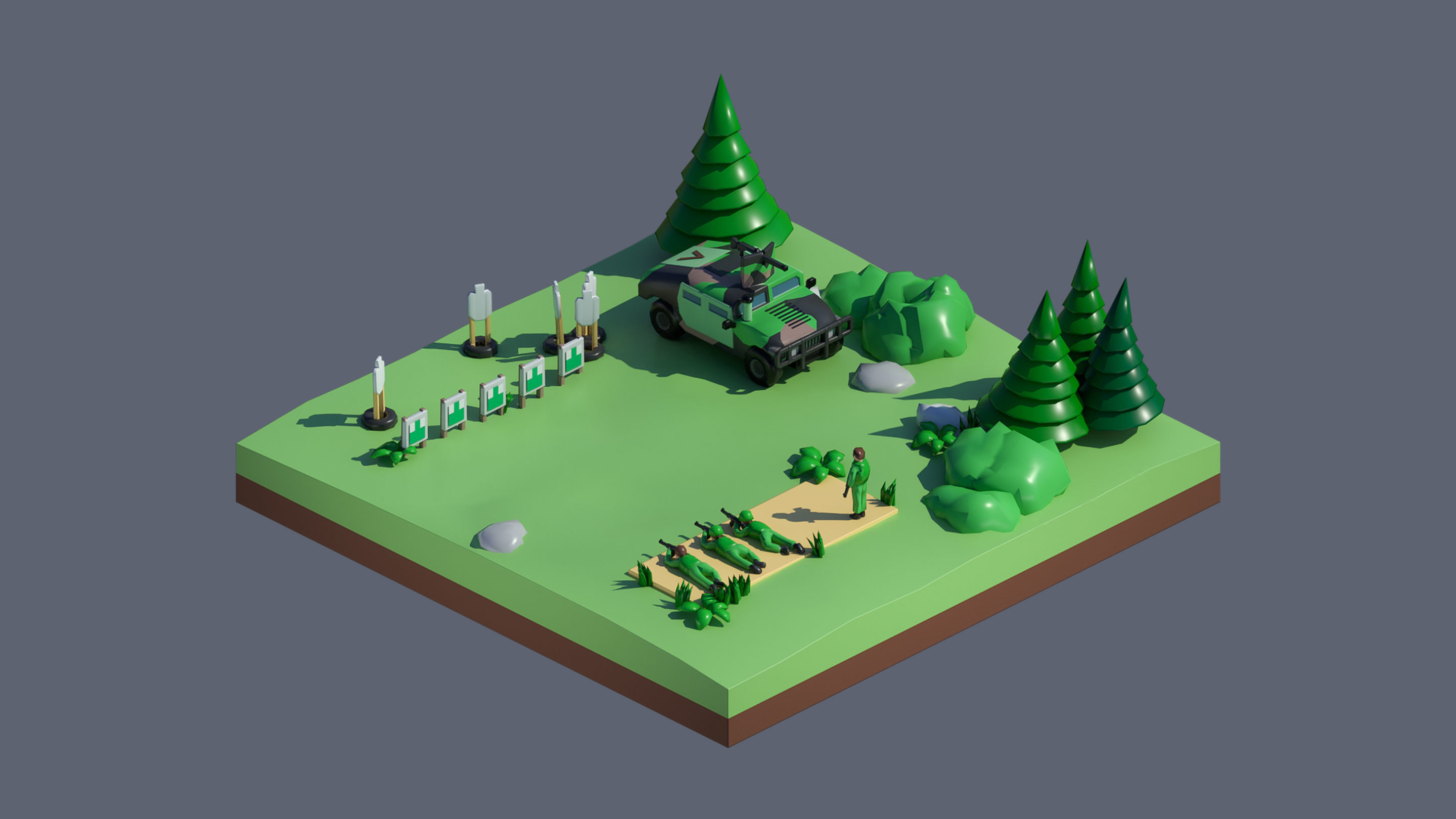 Worlds Casual Low-poly 3D model_80
