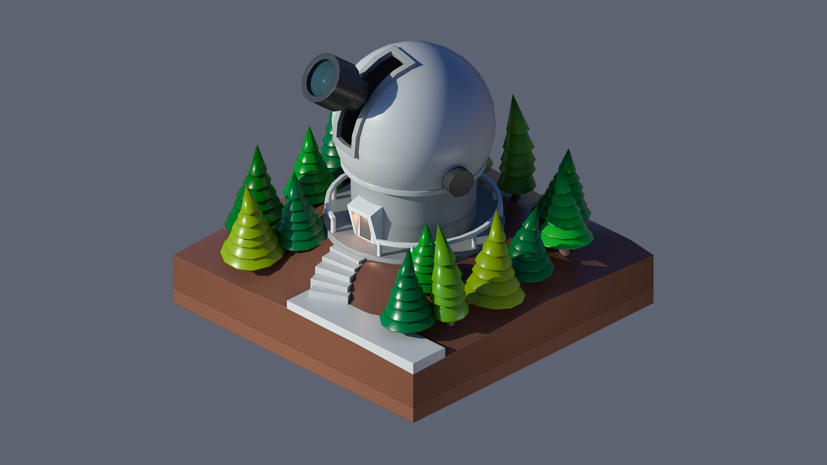 Worlds Casual Low-poly 3D model_74