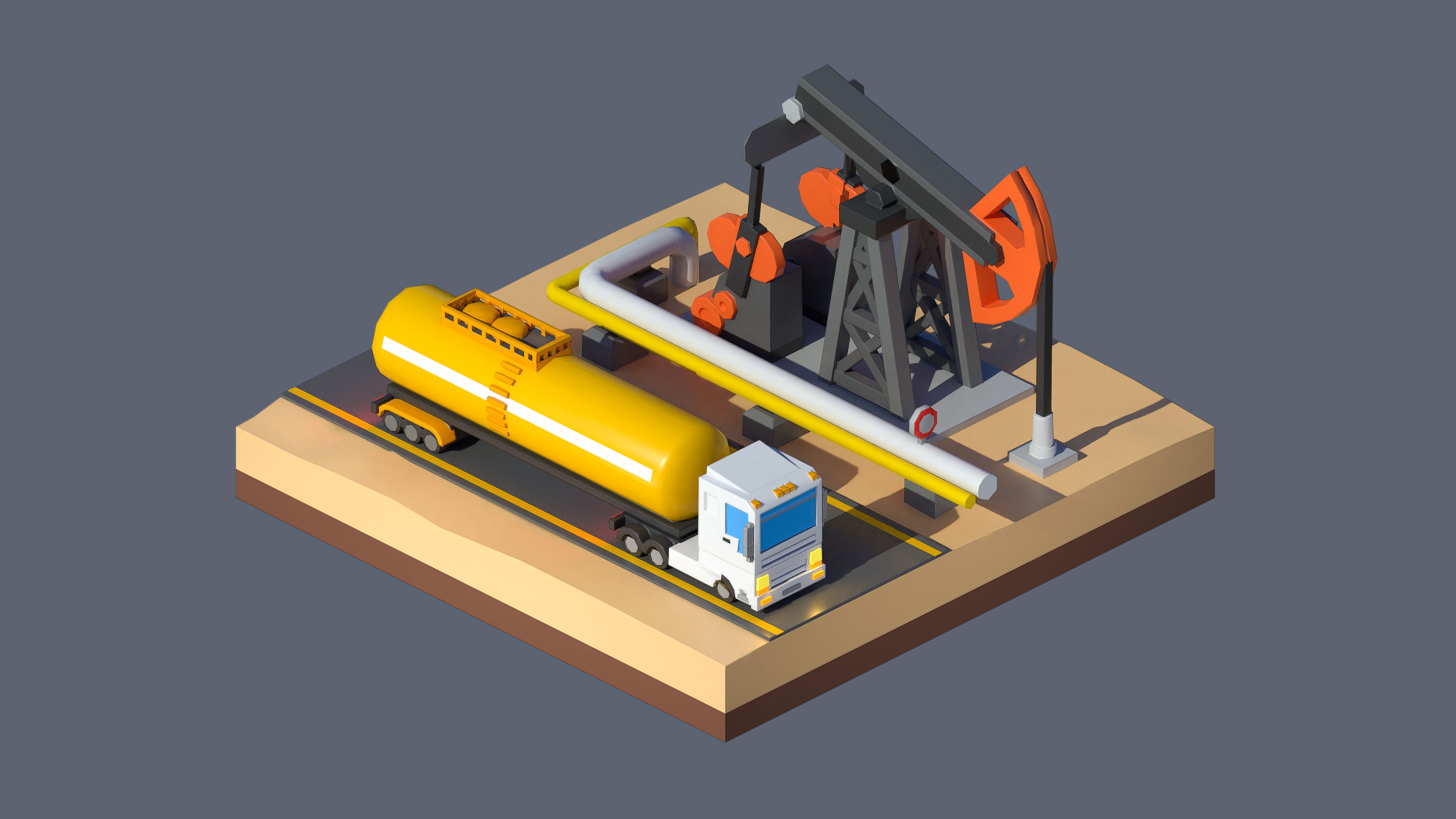 Worlds Casual Low-poly 3D model_84