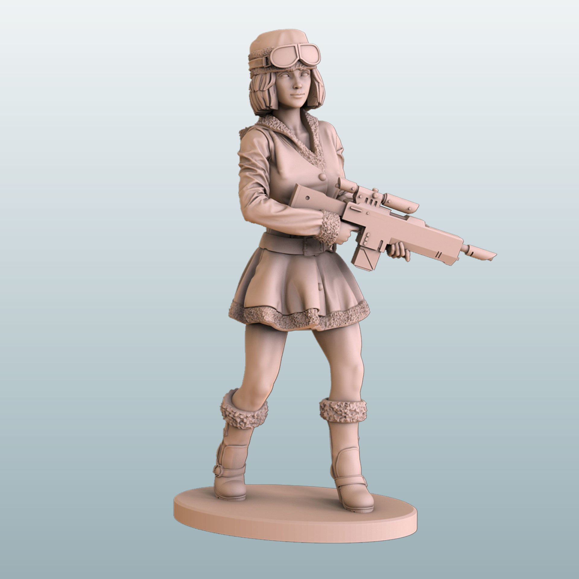 christmas dangerous girls 3D print model_2