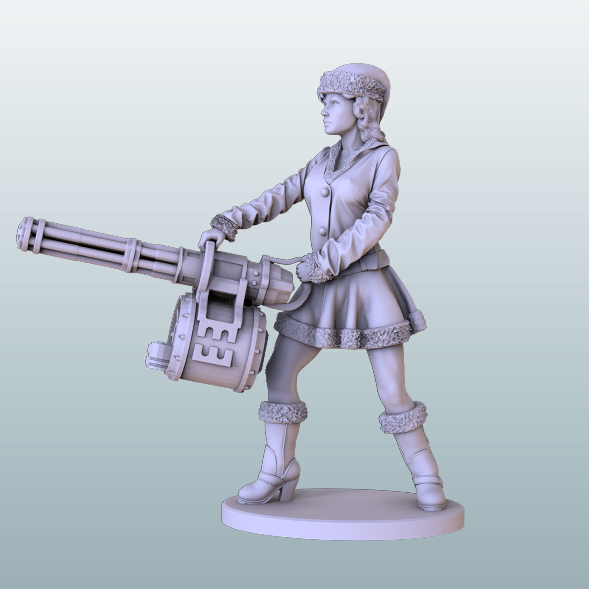 christmas dangerous girls 3D print model_1
