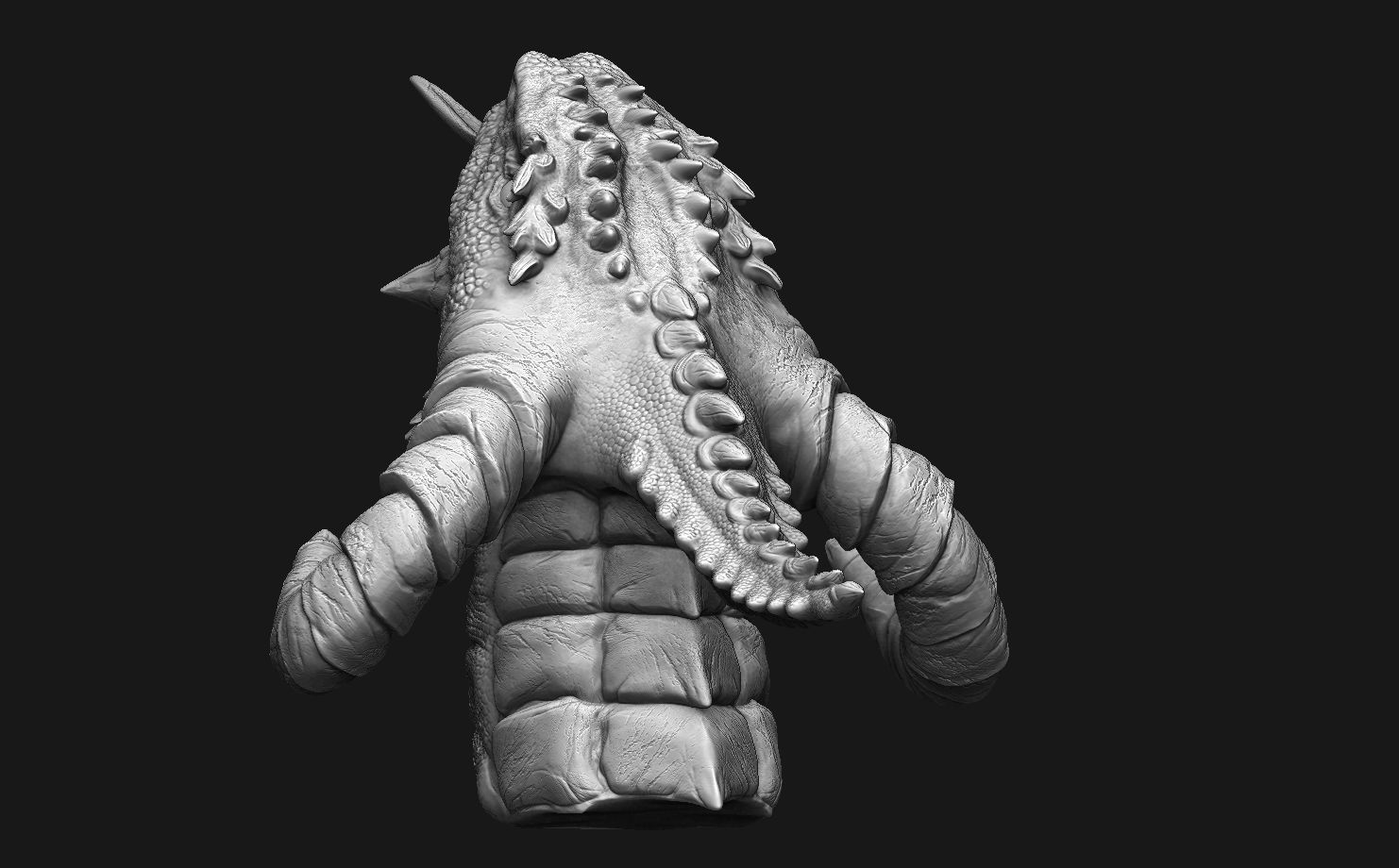 Dragon Head Pack 3D model_10