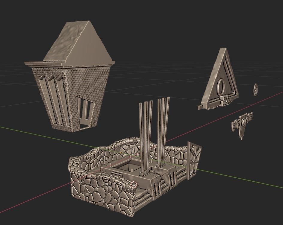 City Hall - Halloween Town Project 3D Print Model 3D print model_6