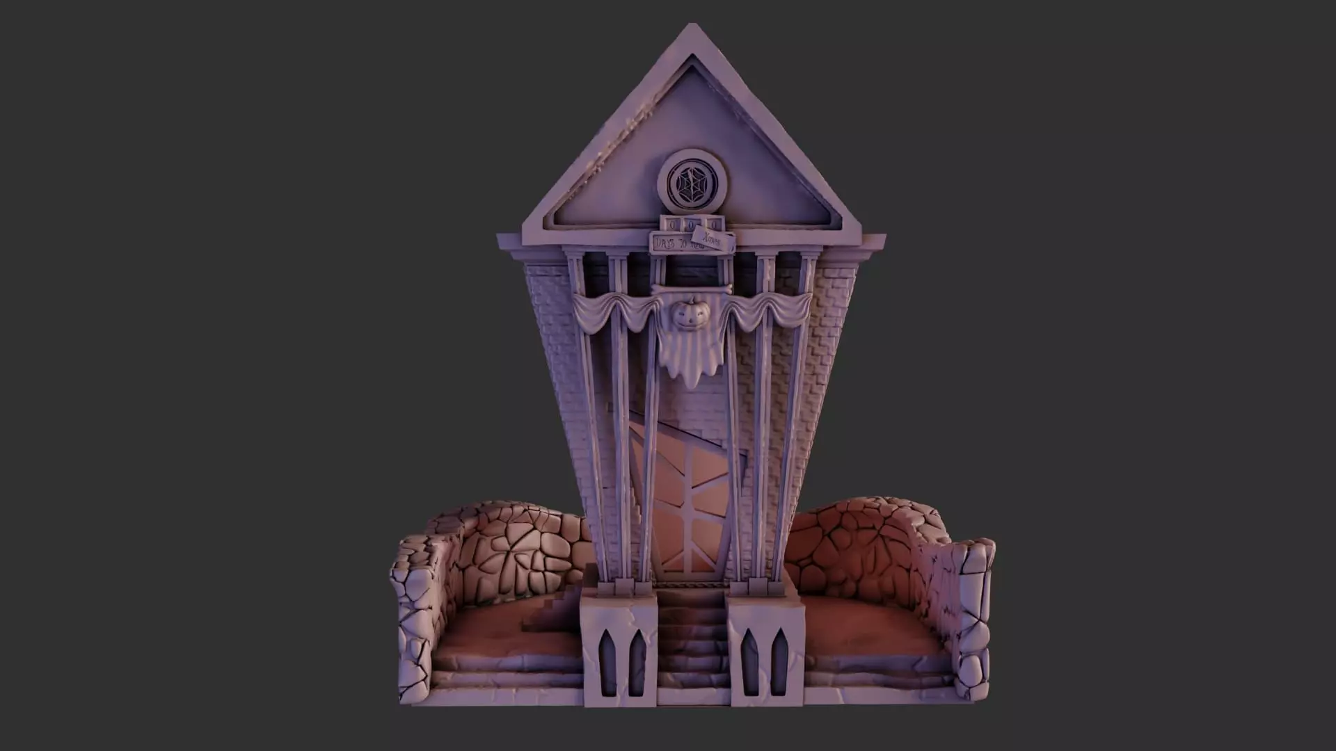 City Hall - Halloween Town Project 3D Print Model 3D print model_0