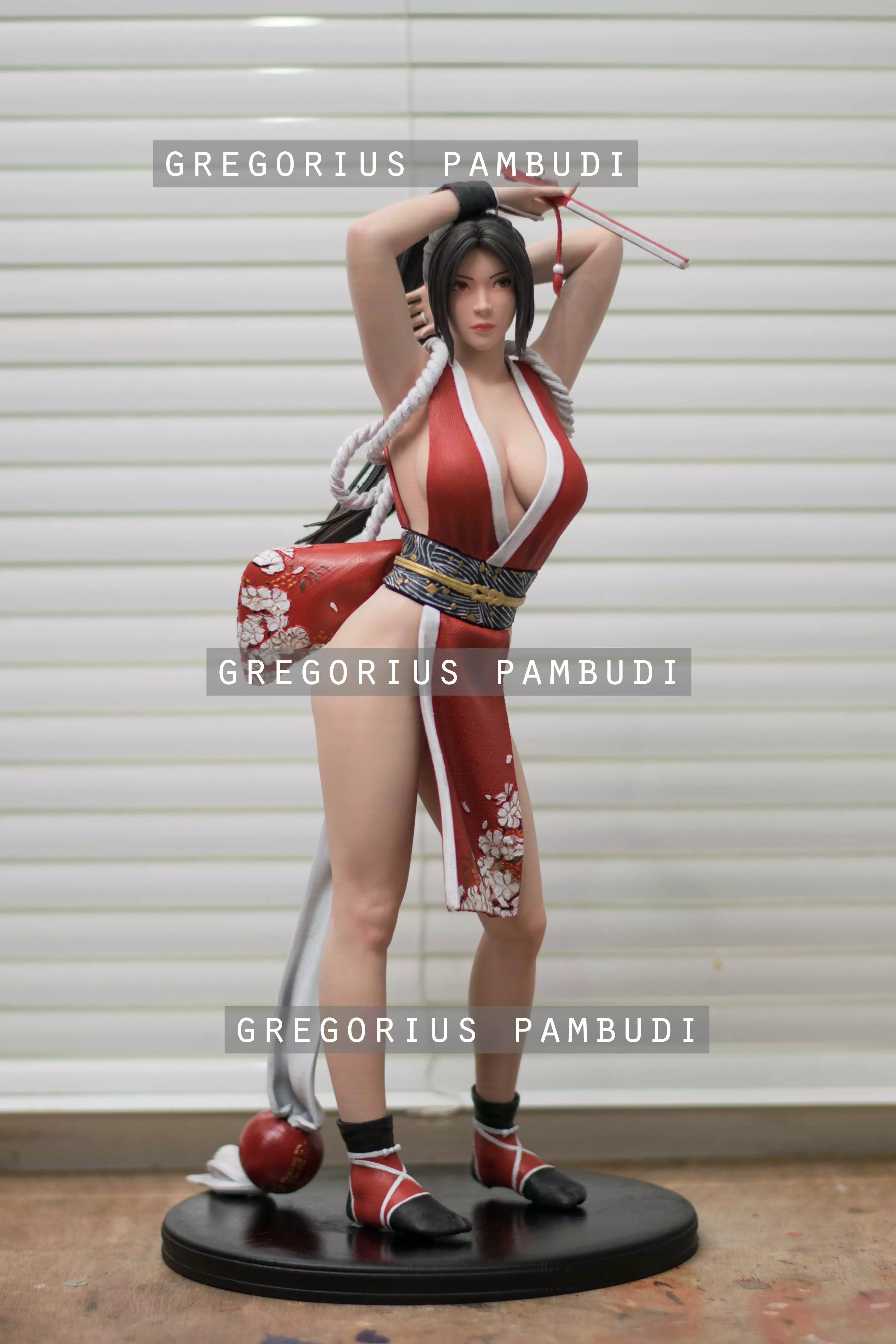 Mai Shiranui King of Fighters Fan Art Statue 3d Printable 3D print model_0