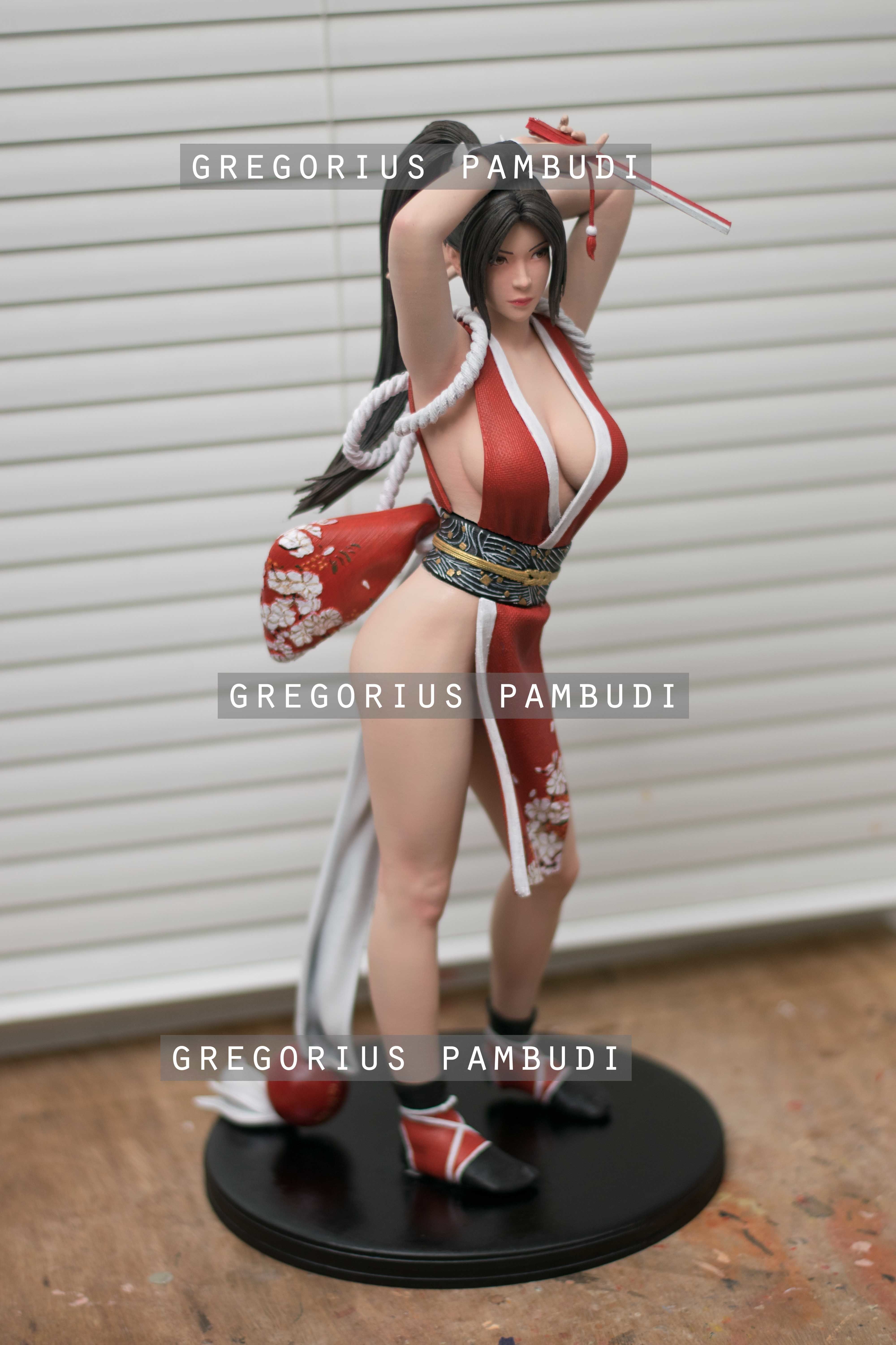 Mai Shiranui King of Fighters Fan Art Statue 3d Printable 3D print model_5