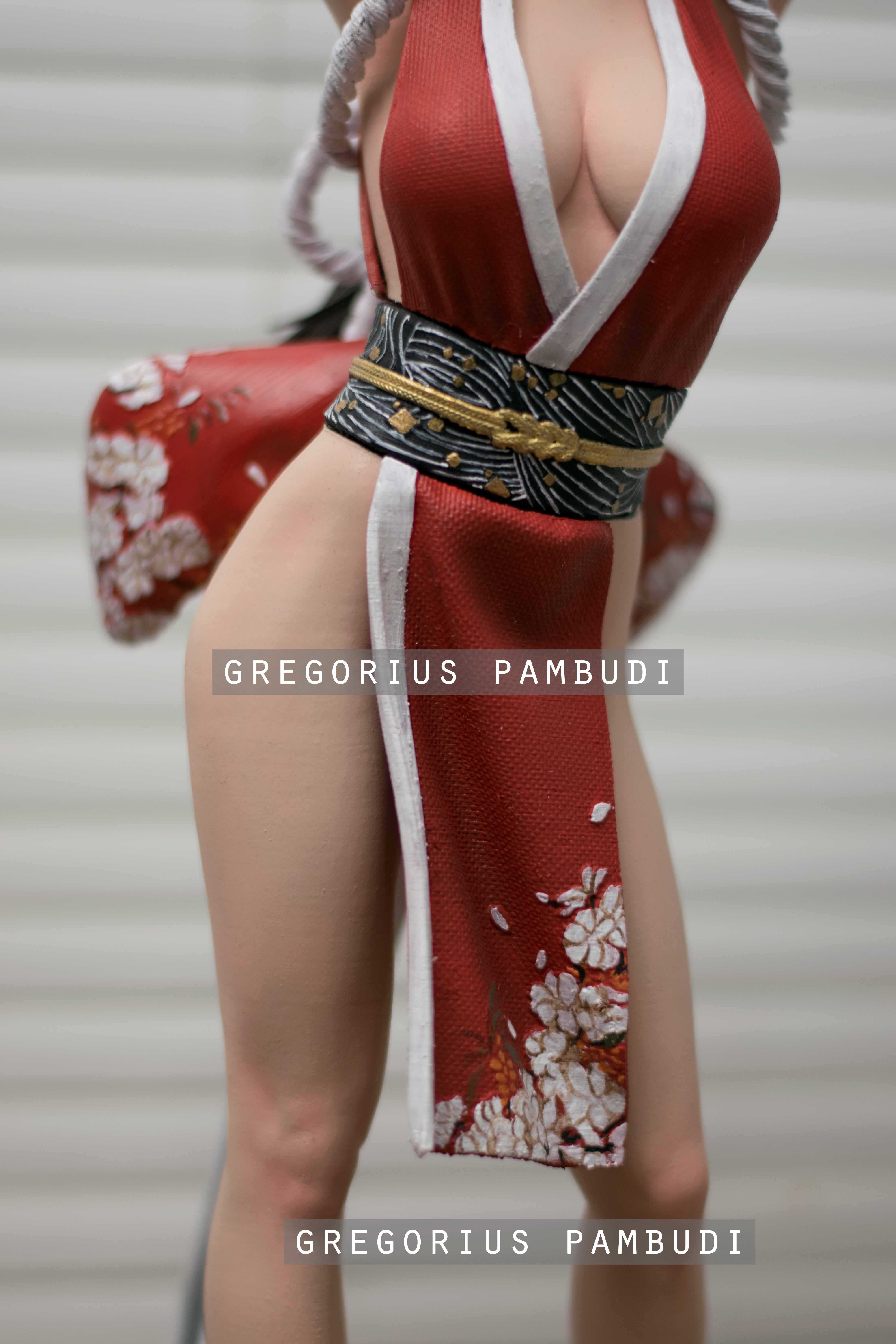 Mai Shiranui King of Fighters Fan Art Statue 3d Printable 3D print model_11