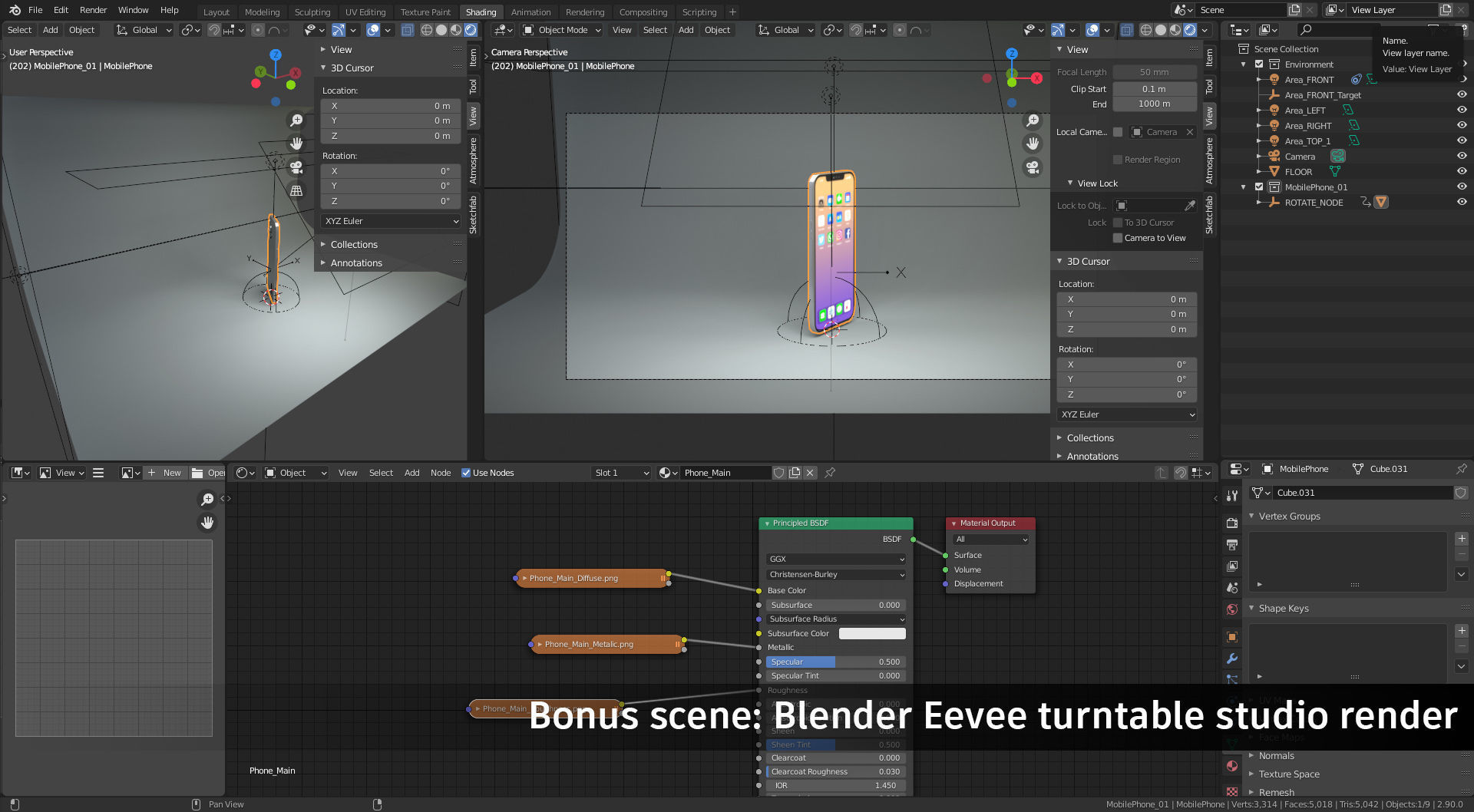 Apple iPhone 12 - PRO Edition Low-poly 3D model_7