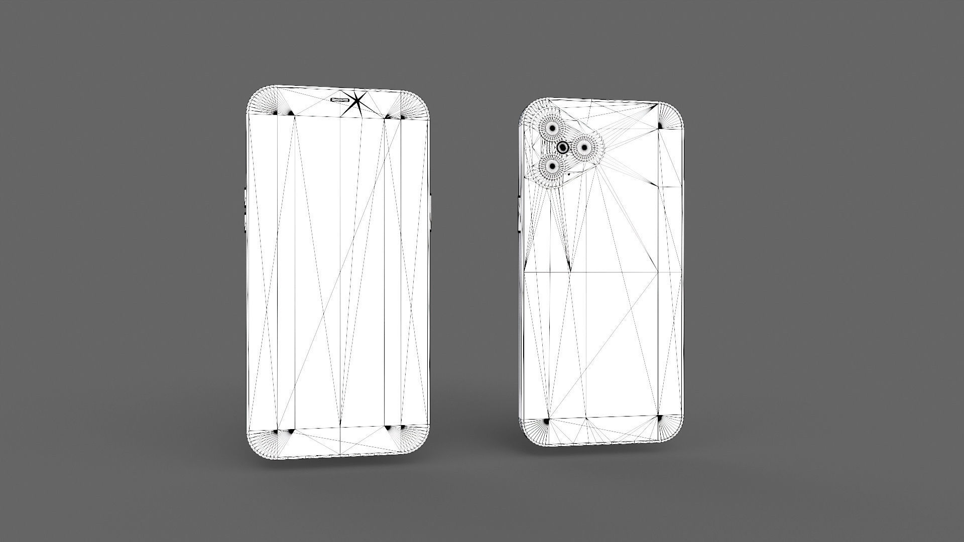 Apple iPhone 12 - PRO Edition Low-poly 3D model_16