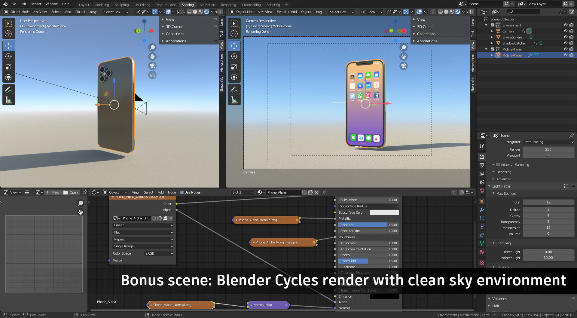 Apple iPhone 12 - PRO Edition Low-poly 3D model_8