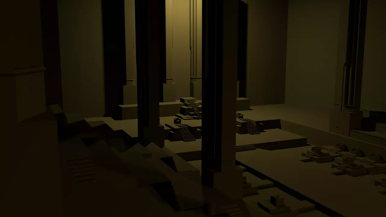 Royal Court Low-poly 3D model_0