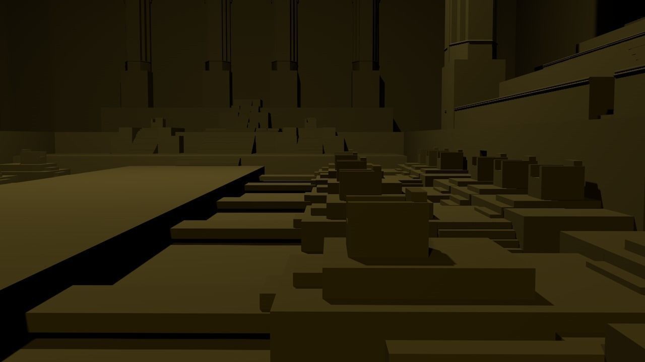 Royal Court Low-poly 3D model_2