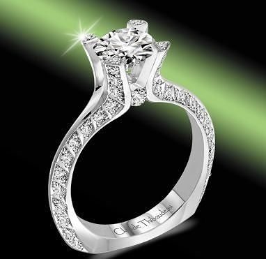YD159 person engagement ring 3D print model
