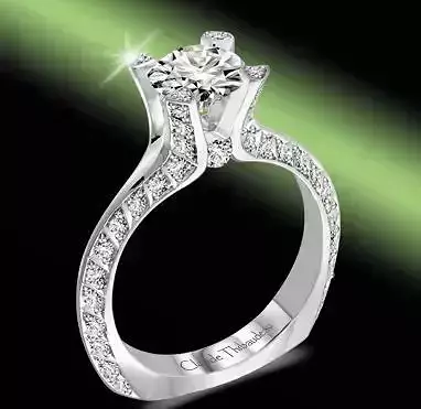 YD159 person engagement ring