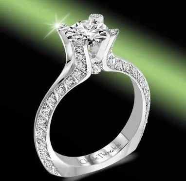 YD159 person engagement ring 3D print model_0