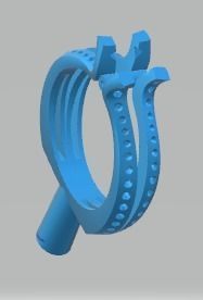 YD159 person engagement ring 3D print model_4