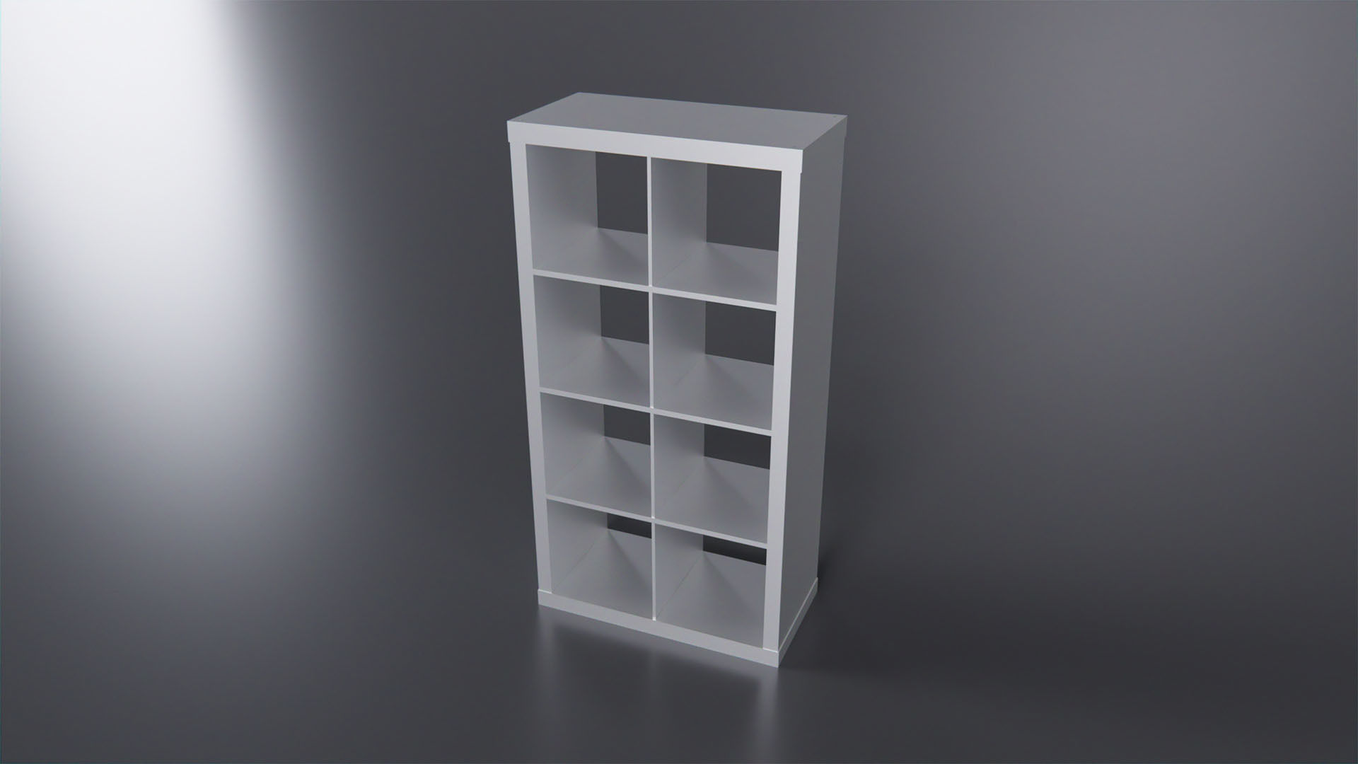 IKEA KALLAX 77x147 cm Low-poly 3D model_4